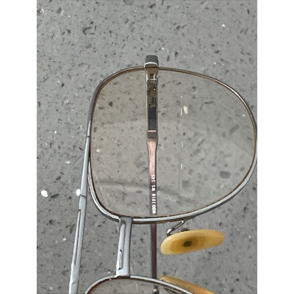 Viva Mod.1016 WS Eyeglasses Frames ONLY Silver Aviator Full Rim Frame 58-17-145 - Picture 14 of 14